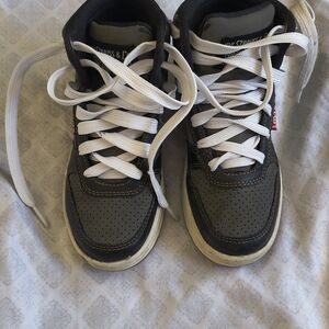Levi's Kids Black and White High-Top Sneakers